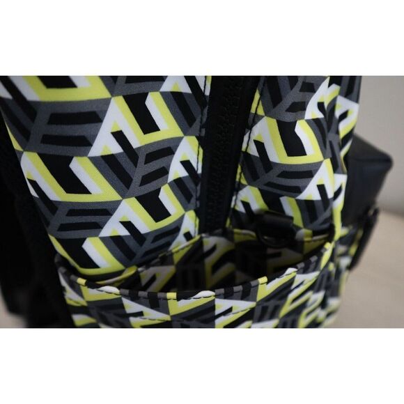 MCM Unisex Medium Size Yellow/Black Cubic Logo Backpack $795 - Picture 8 of 16